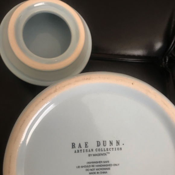 Rae Dunn “Hop to It” Baby Blue Canister NWT - Picture 3 of 4